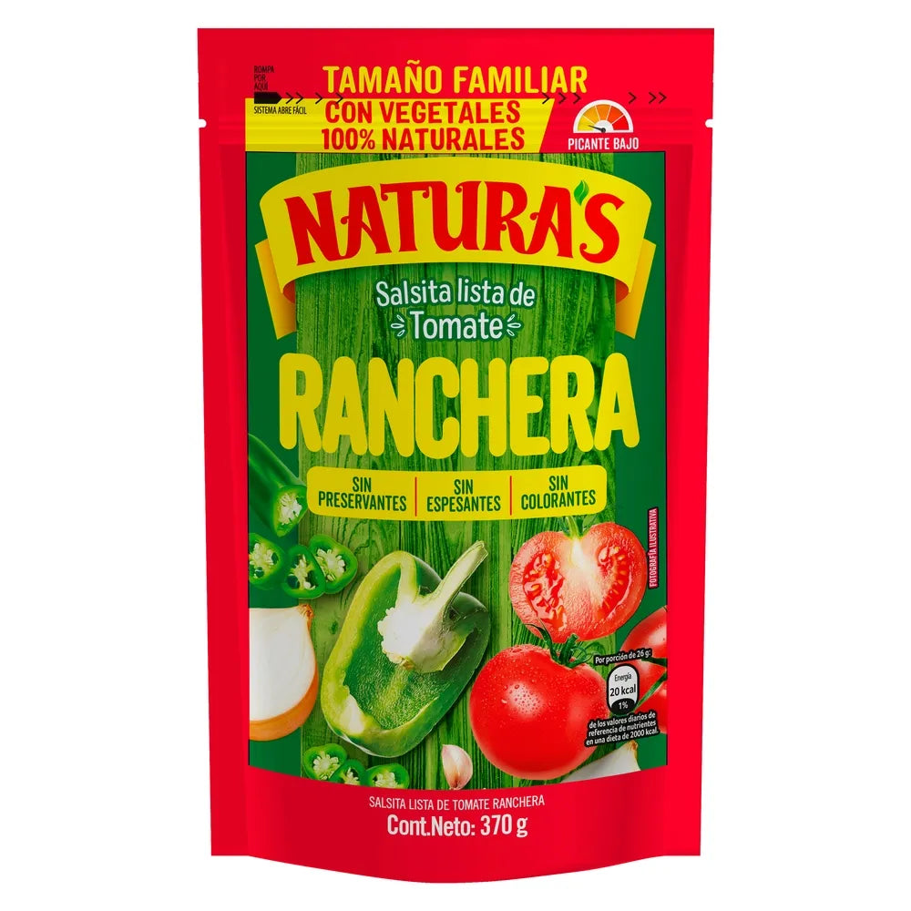 Naturas Salsa Tomate Ranchera 7 oz