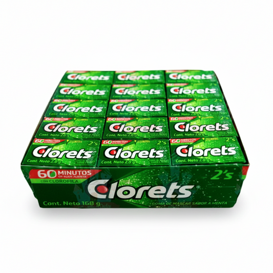 Caja de clorets 60 unidades