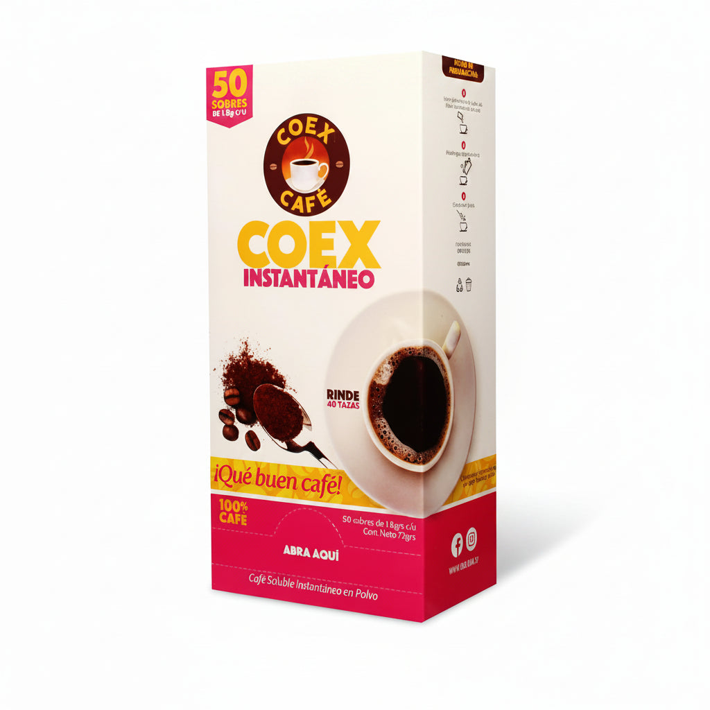 Café Coex Instantaneo 50 sobres