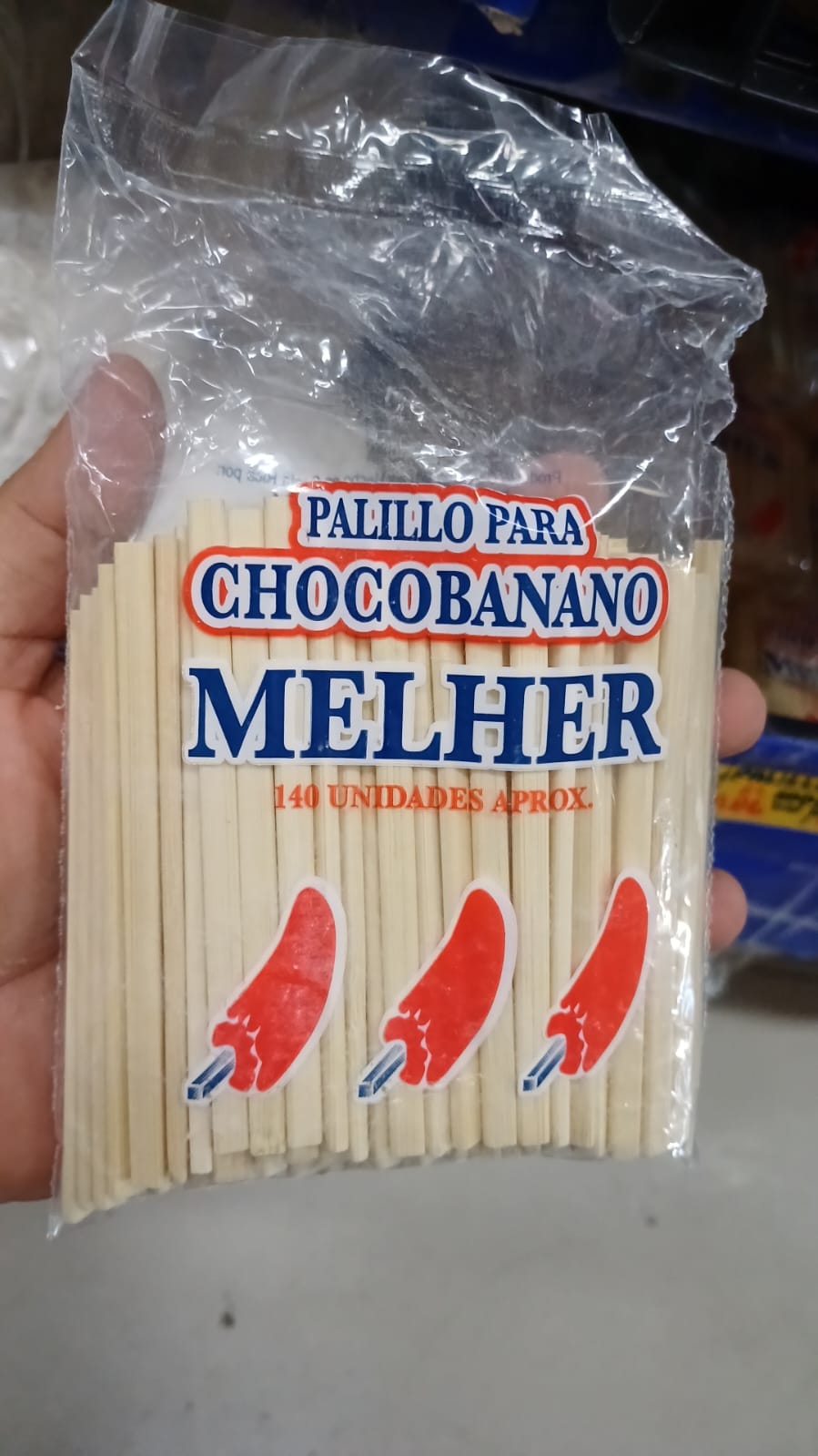 Palillos para Chocobanano