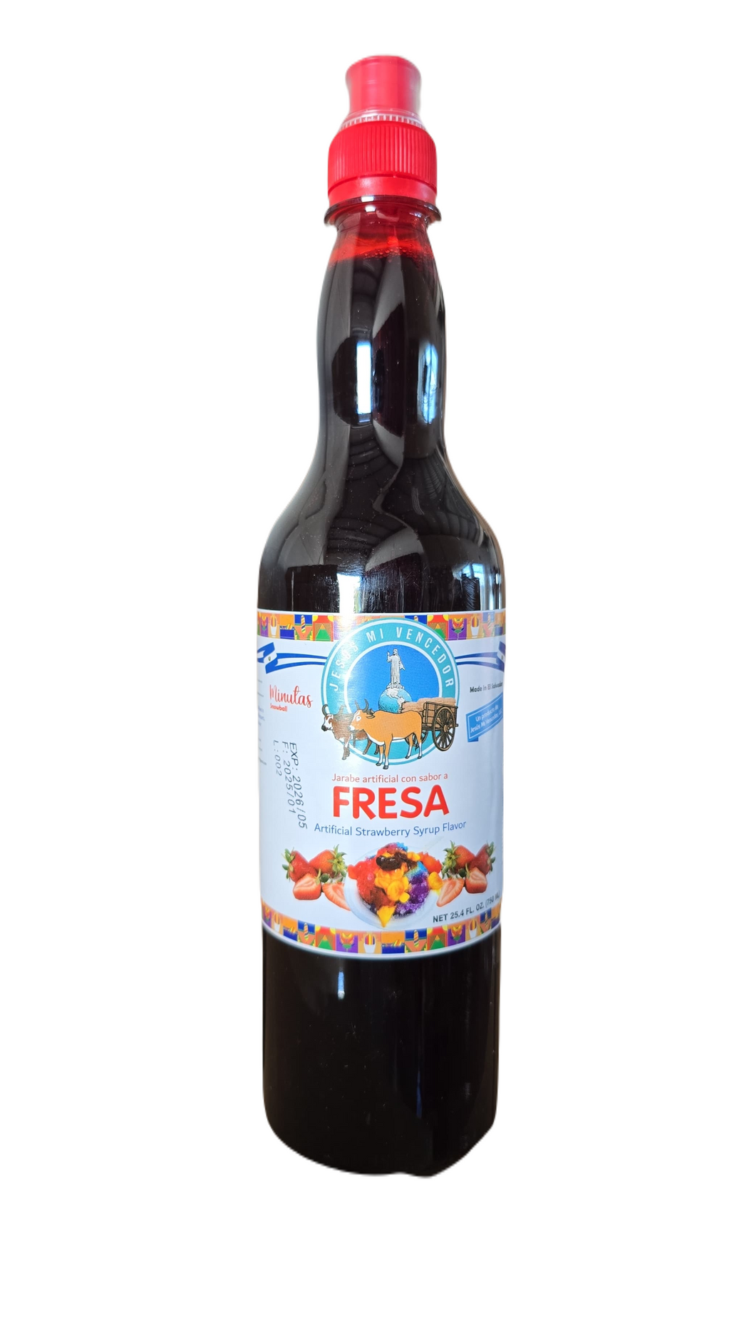 Jarabe de Fresa para Minutas
