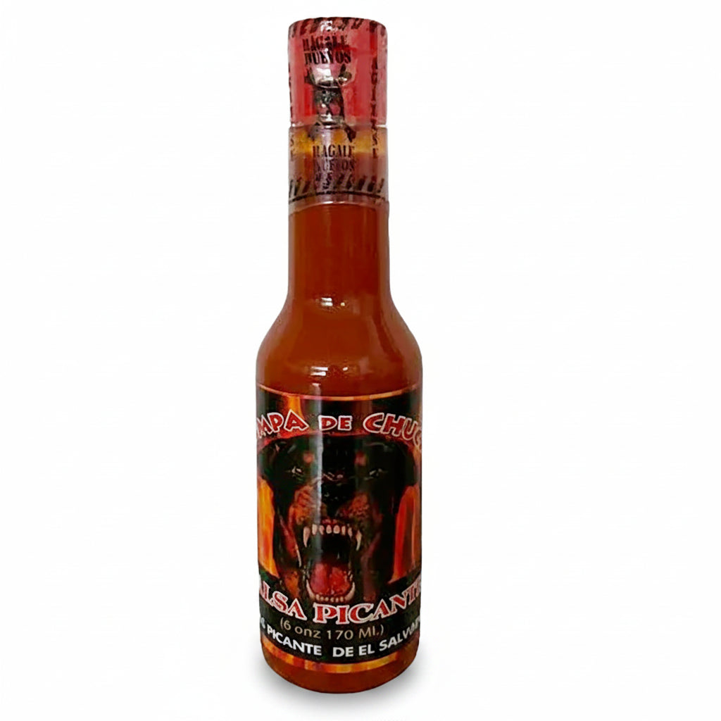 Bote de  Salsa Trompa de Chucho Roja 6 oz